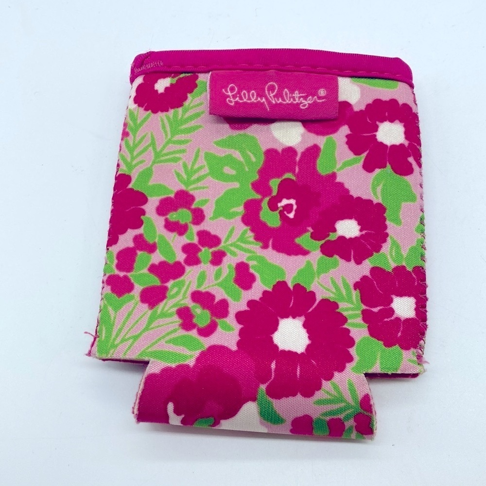 Lilly Pulitzer Drink Hugger Koozie Pink Floral